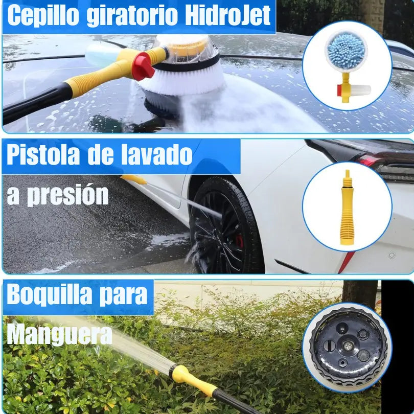 HidroJet Pro - Cepillo a Presión + 2 accesorios GRATIS
